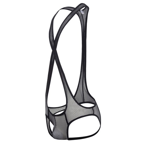 Sexy Para hombres Una Pieza Calzoncillos Lencería Malla Trasera Abierta Body Transparente Catsuits - Imagen 19 de 20