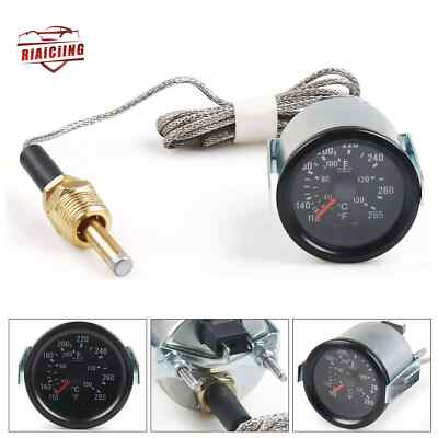2'' 52mm Pointer Water Temperature Temp Gauge Auto Interior Accessories Meter