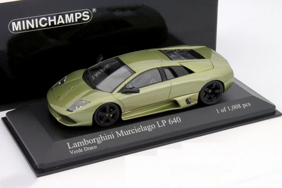 Lamborghini Murcielago Lp640 Green Metallic Die Cast 1 43 Minichamps 400103921 R