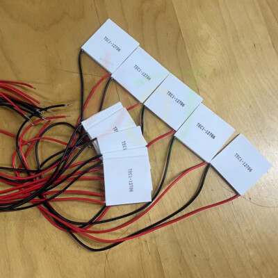 10PCS TEC1-12706 Thermoelectric Peltier cooler module chip 12V 6A 60W  (US)