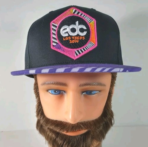 Nuevo Sombrero Insomniac 2019 Las Vegas EDC eléctrico Daisy Carnival negro multicolor - Imagen 8 de 12