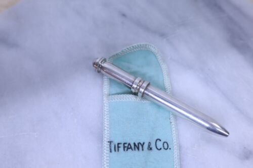 PENNA A SFERA VINTAGE TIFFANY & CO. ARGENTO STERLING/PROGETTATA DA PALOMA PICASSO - Foto 6 di 20