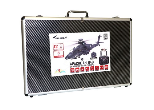 Amewi 25349 Apache AH-64D CP Elicottero 6G/3D GPS RTF RC Grigio, DIFETTOSO - Bild 4 von 4