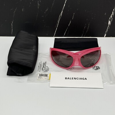 NEW BB0252S 002 BALENCIAGA PINK GREY WOMEN BALENCIAGA SUNGLASSES s-l400.jpg main image 3