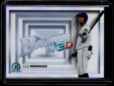 2022 Bowman Baseball - Bowman In 3D Insert Julio Rodriguez #B3D-16