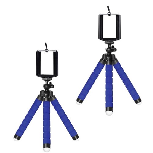 Tripod Stand with Clip Bracket Mount Holder for Cellphone Action Camera - 第 10/11 張圖片