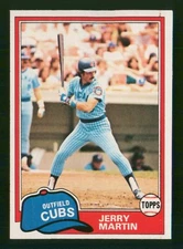JERRY MARTIN 1981 TOPPS 81 NO 103 EXMINT+/NRMINT            64604