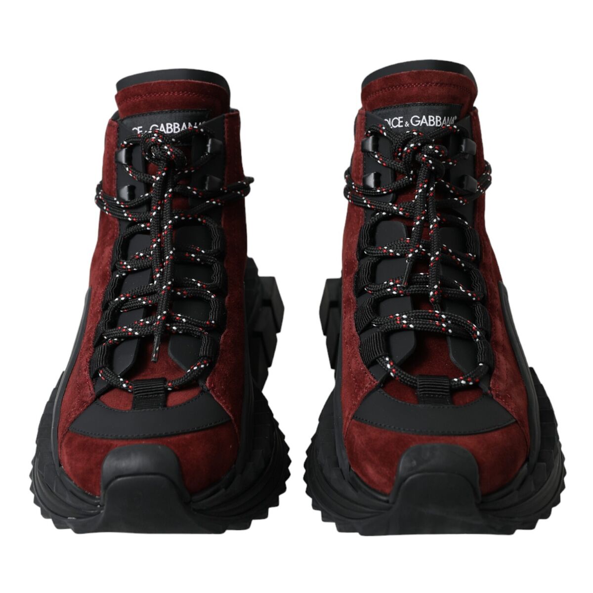 DOLCE & GABBANA Shoes Sneakers Super King Burgundy High Top DOLCE & GABBANA Shoes Sneakers Super King Burgundy High Top