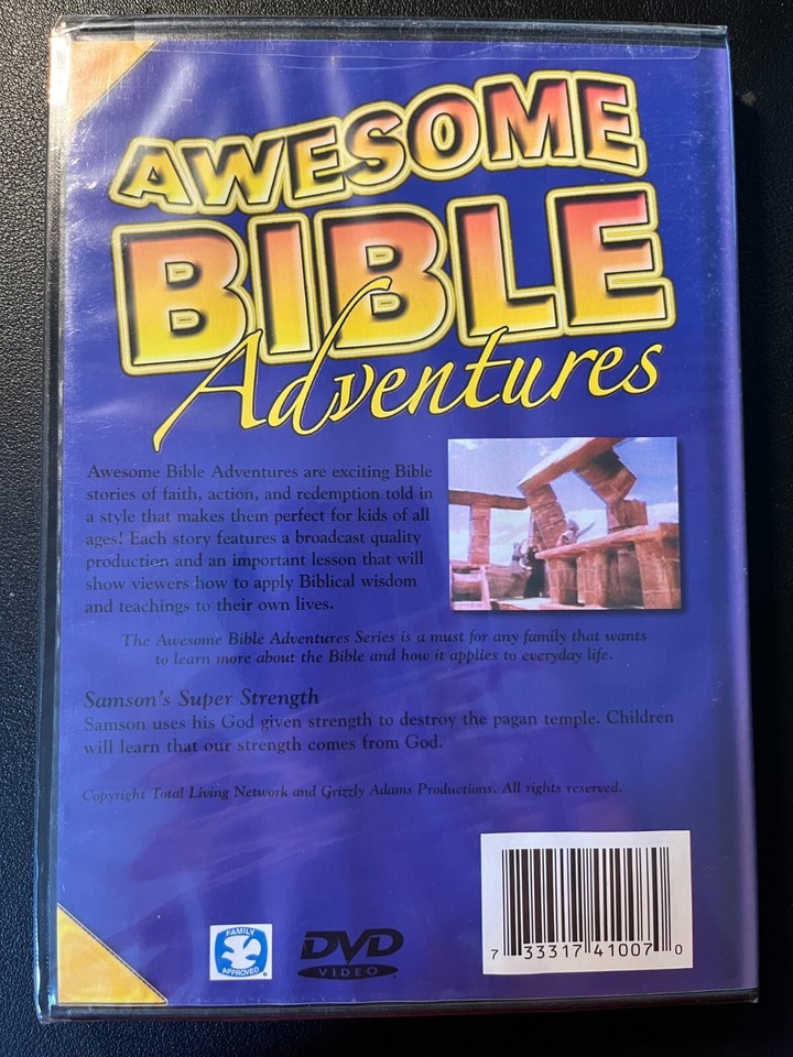 Awesome Bible Adventures: Samson's Super Strength (DVD, 2006) Dove