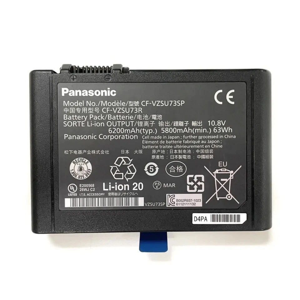 Batería Original CF-VZSU73U CF-VZSU73R para Panasonic Toughbook CF-D1 CF-VZSU73SP Foto 2 de 4