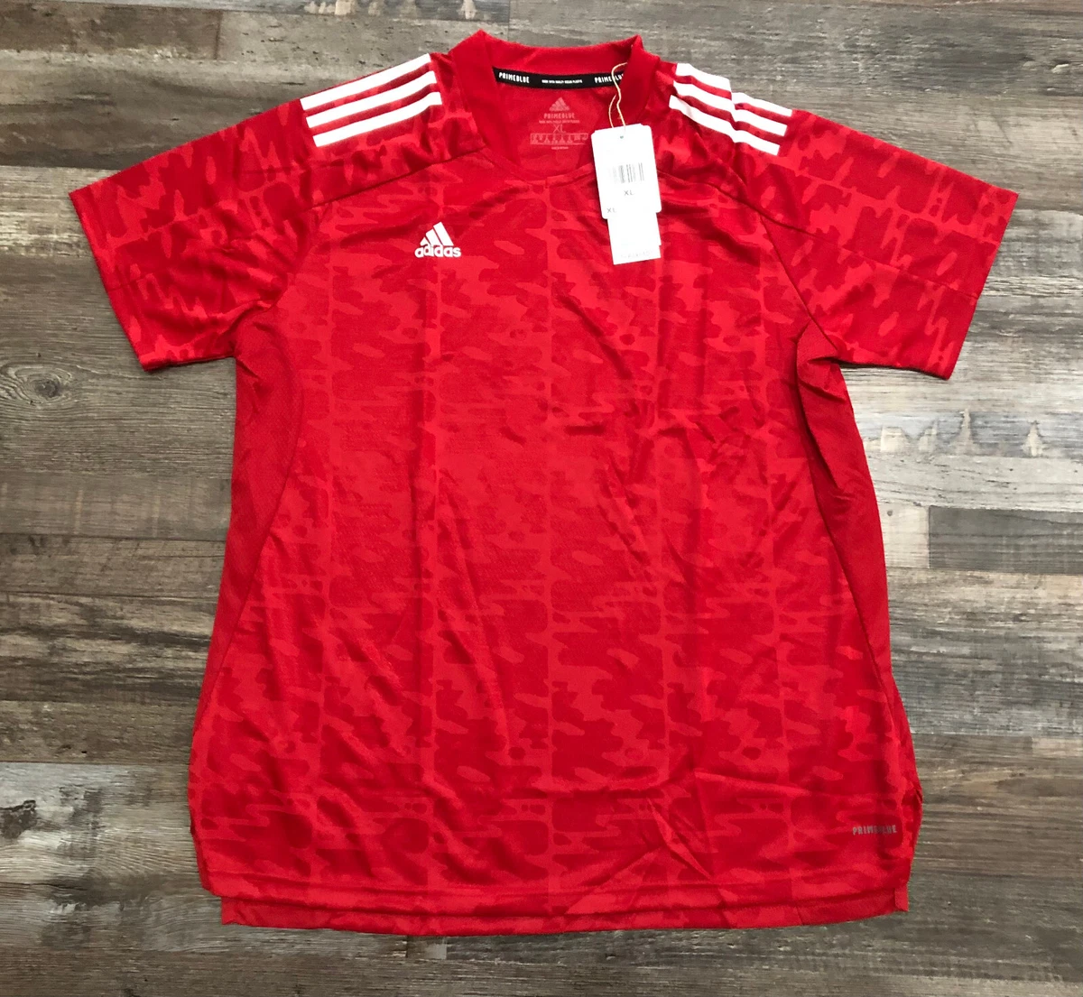 Adidas Condivo 21 Red XL Shirt New with $55 Tags | eBay