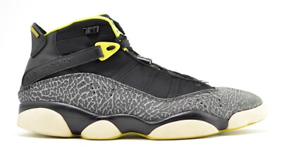 Nike Jordan Ring Venom Green 2013 Basketball Shoes Size 12 Black