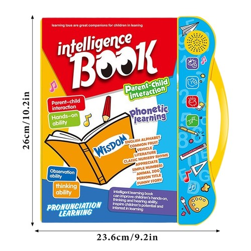 1pc Educational Sound Talking Book Toy for Preschool Toddler Boy Girl Children - Picture 8 of 14