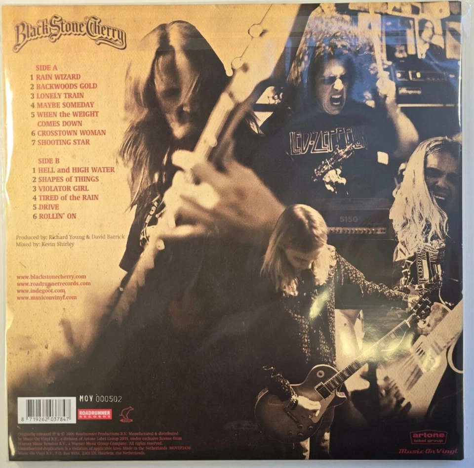 Black Stone Cherry Black Stone Cherry  LP Album vinyl limited red numbered 180g Foto 4 de 4