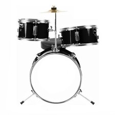 Batteria Acustica  bambini Kit Junior completa NERA 