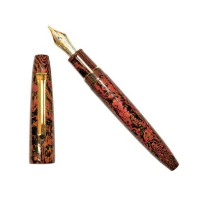 Sailor Naginata Ebonite 21K Füllfederhalter Kouen rot breite Feder NEU