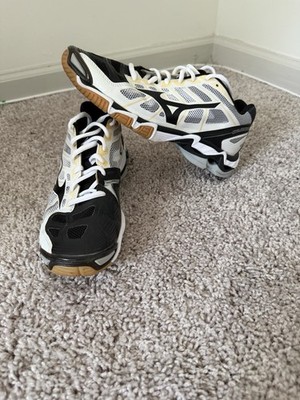 Mizuno Wave Lightning RX2 Volleyball Shoes Womens 7.5 White Indoor Court Sneaker