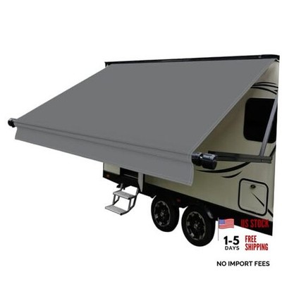 RV Awning Fabric Replacement (20.2ft Fabric) Heavy Duty 16oz Vinyl Camper