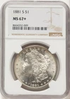 1881-S Morgan Dollar NGC MS67+