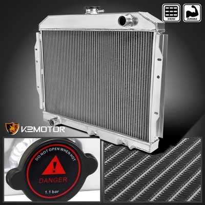 Fits 1971-1974 AMC Matador Tri-Core 3-Core Row Light Aluminum Cooling Radiator