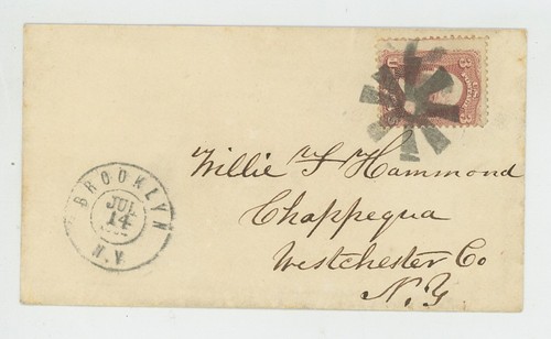 Mr Fancy Cancel Sc 65 Brooklyn NY Chappequa NY 8 Armed Windmill Cancel #1739