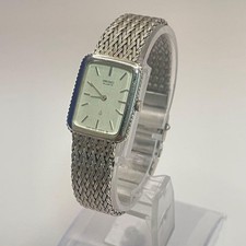 Orologio SEIKO Donna Vintage Ottime Condizioni/Funzionante Bracciale Maglia Argento