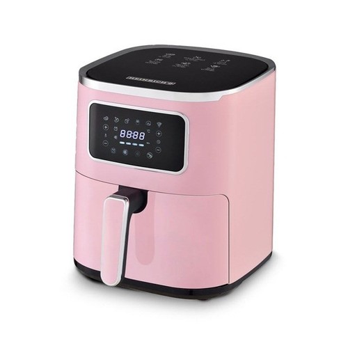 4260707286008 Heinrich''s HFR 8216 Heißluftfritteuse 5,0 l 1450 W Rosa - Bild 2 von 4