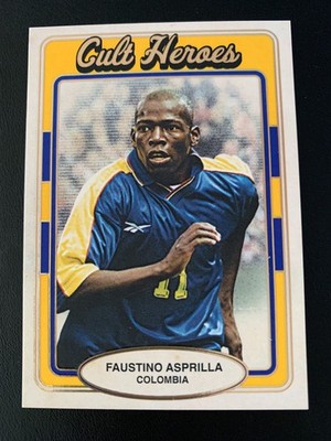 2025 Futera Unique World Football Cult Heroes Faustino Asprilla ed 1/18 COLOMBIA