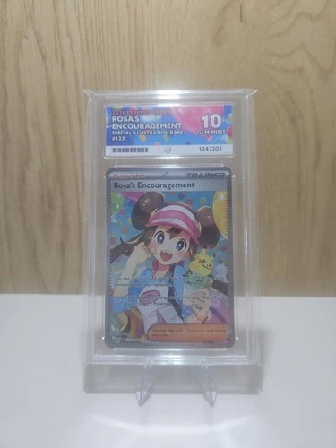 Rosa’s Encouragement SIR 123 Pokémon Perfect order- ACE 10 Perfect Subgrades !!