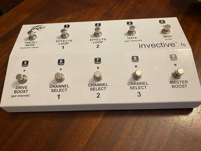 #ad Peavey invective 120 Guitar Amp Head Footswitch. Great Price $150.00