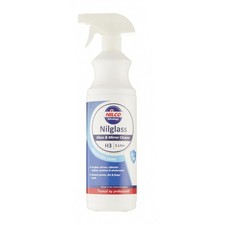 Nilco SVTN1GC Nilglass Glass & Mirror Cleaner 1 Litre Trigger Spray Treatment 1L