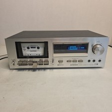 PIONEER CT-F600 VNTG Stereo Cassette Tape Deck - NEW BELTS - Missing Door Cover