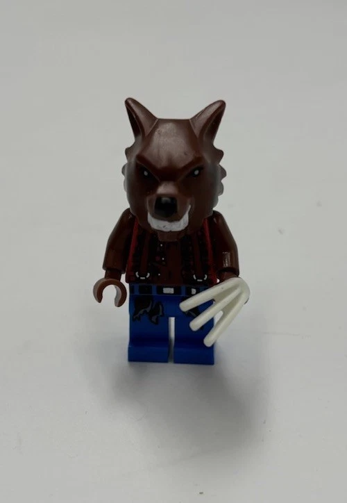LEGO Hombre Lobo Minifigura Monster Fighters 9463 Mini Figura Brilla en la Garra Oscura Foto 2 de 4