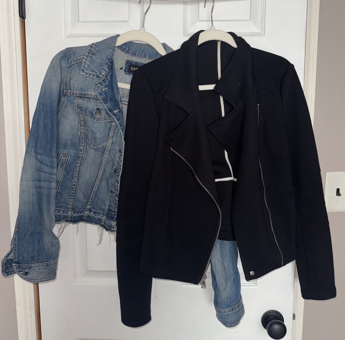 2 Express Light Jackets/blazer/coat   Size Large … - image 2