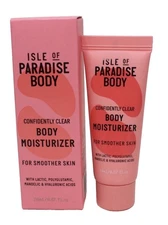 Isle of Paradise Confidently Clear Body Moisturizer .67 oz Travel Sz New in Box