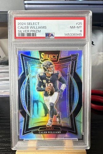 2024 Panini Select - Concourse Caleb Williams #25 Silver Prizm (RC)