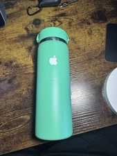Hydro Flask Apple Employee Water Bottle 20oz Metal Spearmint Green 