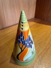 Clarice Cliff Bizarre Windbells Conical Sugar Sifter Art Deco Pottery