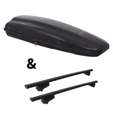 Für Audi A3 Sportback (5-Türer) 8P - Dachträger G3 Clop & Dachbox Arjes 480 Neu