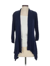 AB Studio Women Blue Cardigan S