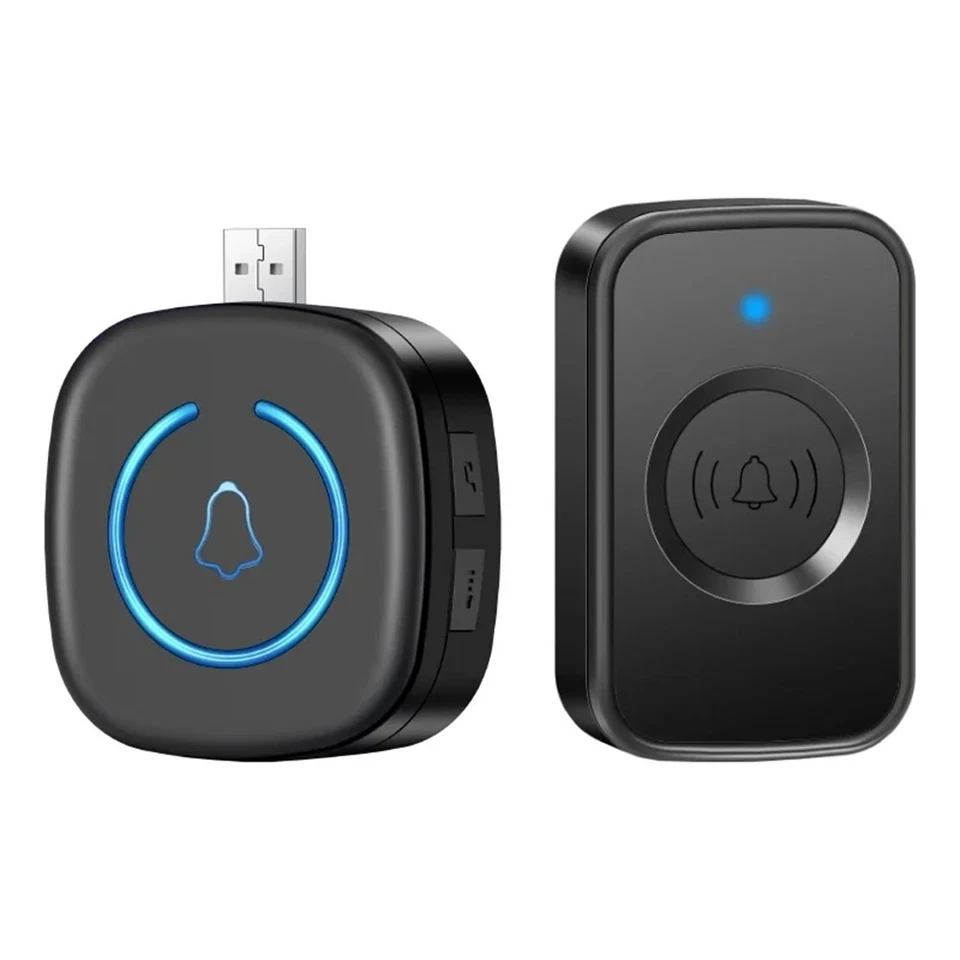 Sonnette Sans Fil USB Intelligente pour Maison, Étanche, 60 Sonneries, 5 Vo9964 - Photo 1/1