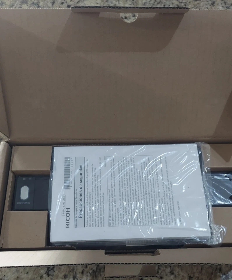 ScanSnap iX100 Wireless Mobile Portable Scanner Black PA03688-B005 NIB - Image 2 of 3