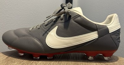Nike Premier III AG Light Graphite Red' HM0265-003 Soccer size 9.5