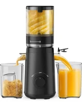 Juicer Machines,Cold Press Juicer w/5.3" Extra Large Feed Chute Fit Whole Fruit