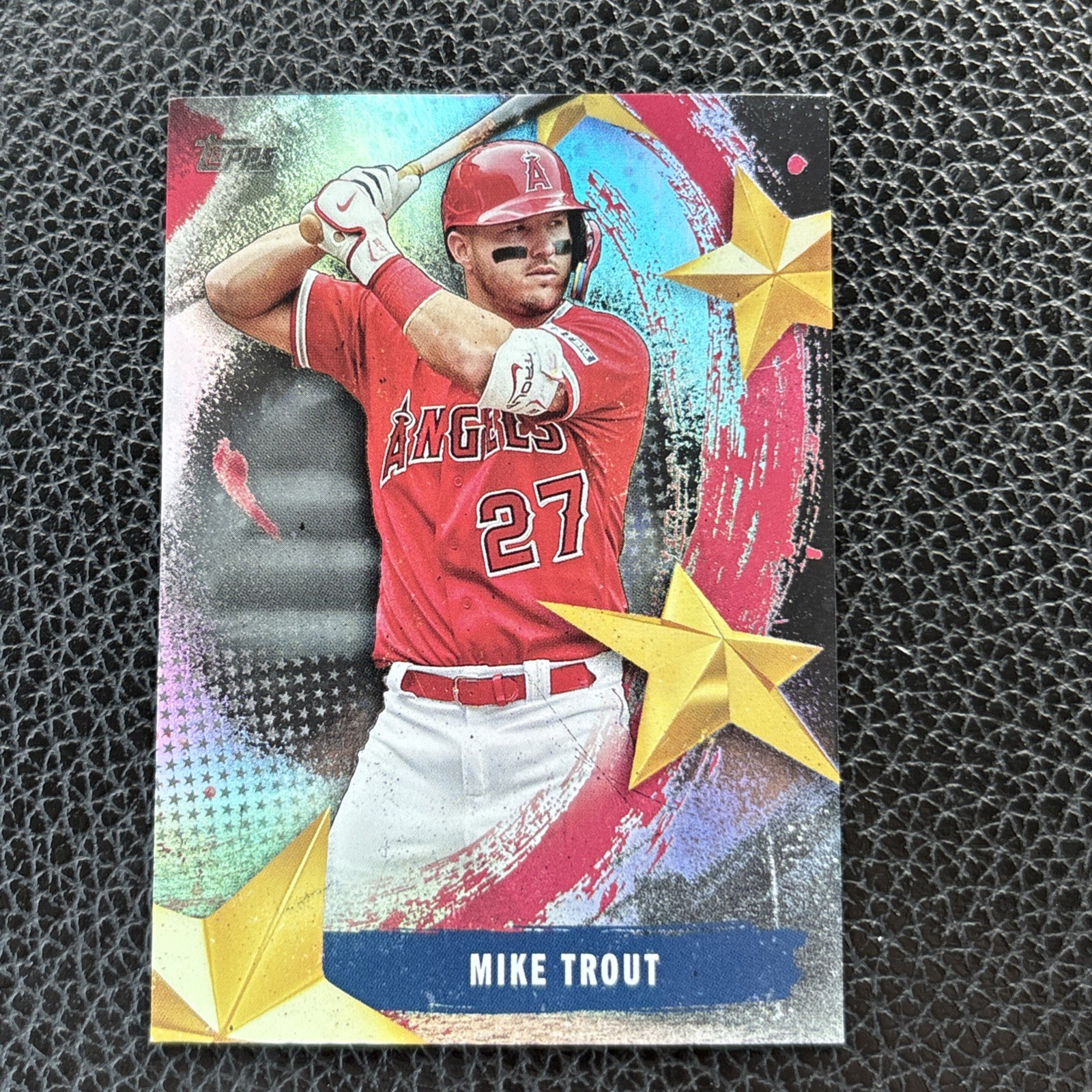 Mike Trout 2025 Topps Series One Insert “Stars Of MLB” #SMLB-8 Angels