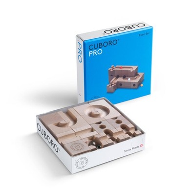 Cuboro Pro Murmelbahn Spiel - Das Extra Set für anspruchsvolle Projekte
