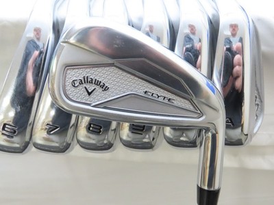Used 2025 Callaway Elyte Forged Iron Set 5-PW,AW True Temper Vector Regular Flex