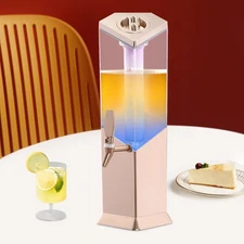 Beer Dispenser Beer Dispenser with Ice Tube and Light Tabletop Beer Dispenser