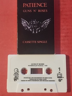 GUNS N ROSES Patience/Rocket Queen Cassette Single Original 22996
