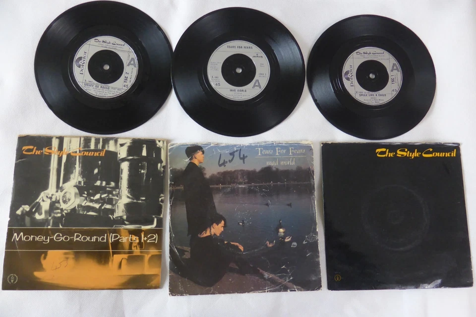 Lot: 12 X 7" 1980s New Wave -SIMPLE MINDS/DURAN/STYLE COUNCIL/SPANDAU/BILLY IDOL - Image 4 of 4